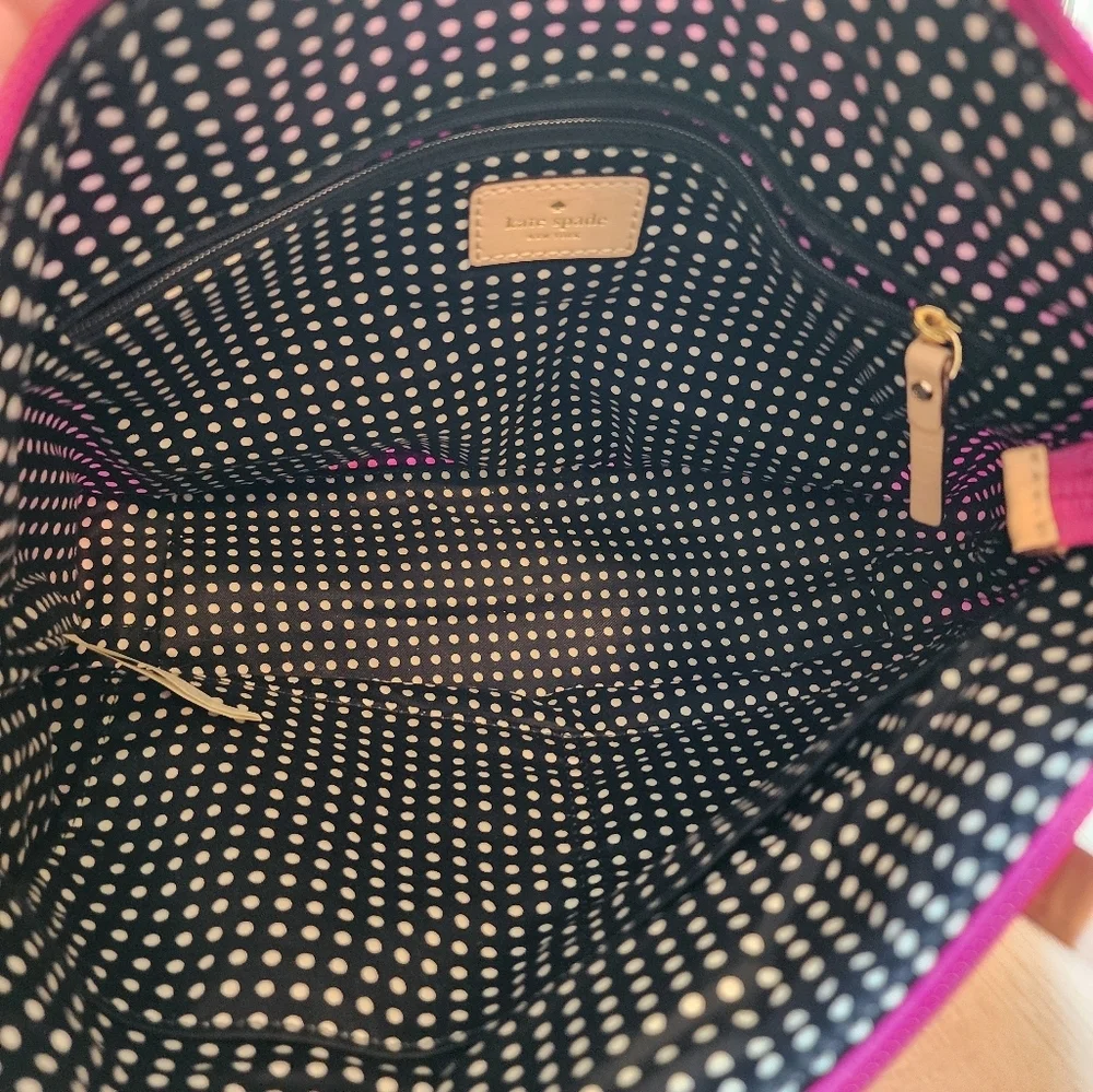 Well loved Kate Spade Fuscia‎ handbag